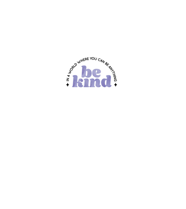 Be kind model gri pe tricou