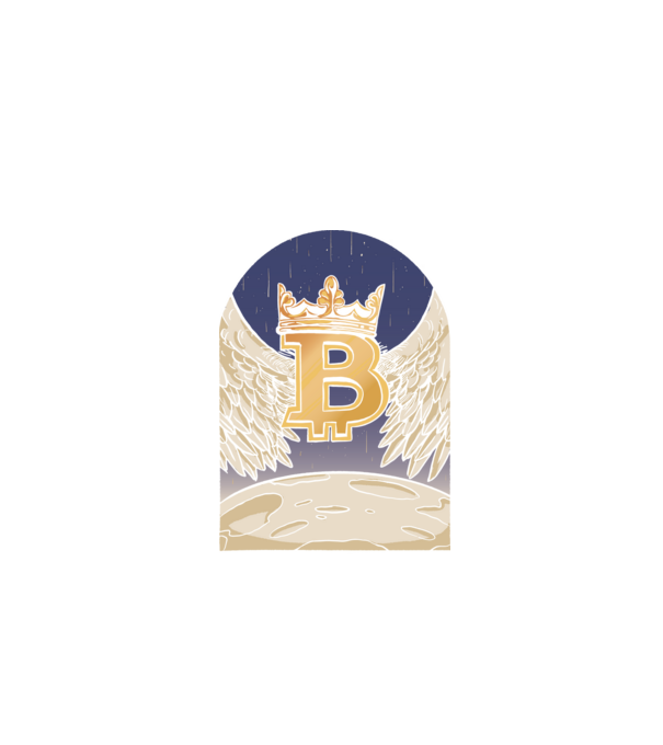 Bitcoin To The Moon Aselenizare model negru pe tricou