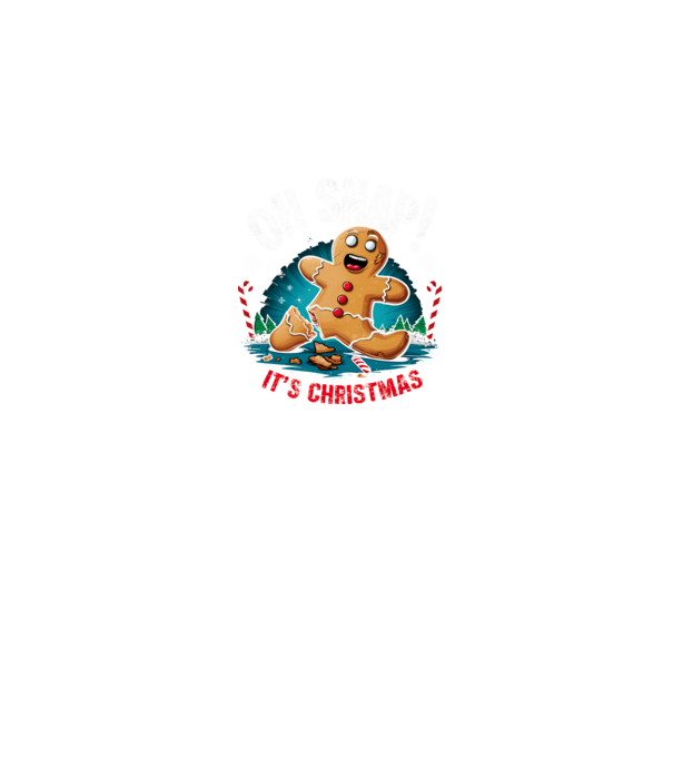 Oh snap! It's christmas Negru model negru pe tricou