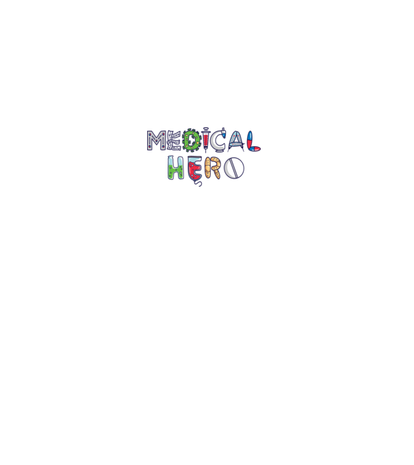 Medical Hero - Eroi de zi cu zi model gri pe tricou