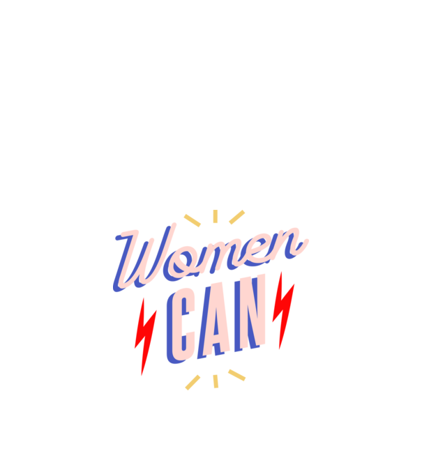 Women Can de Ziua Femeii model negru pe tricou