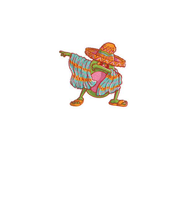 Avocado mexican DAB model negru pe tricou