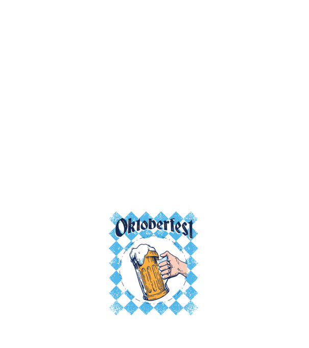 Tricou cu bere Oktoberfest model alb pe tricou