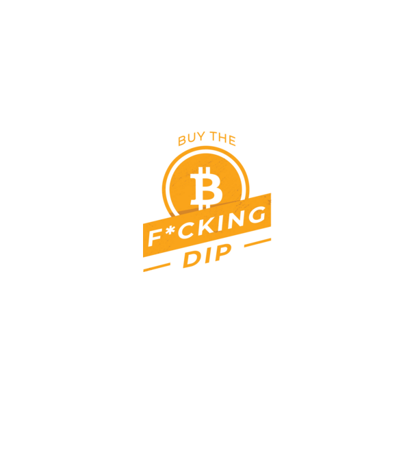 Bitcoin - Buy the fucking dip model negru pe tricou