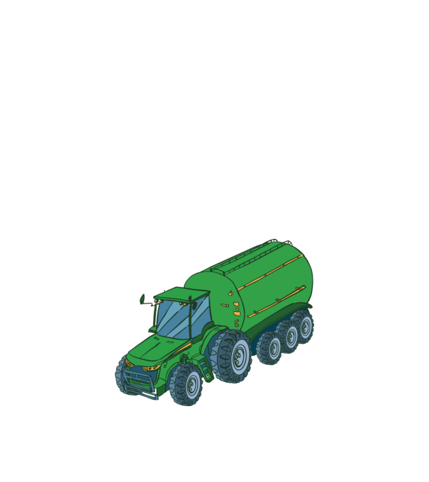 Tractor de recoltare model nisipiu pe tricou