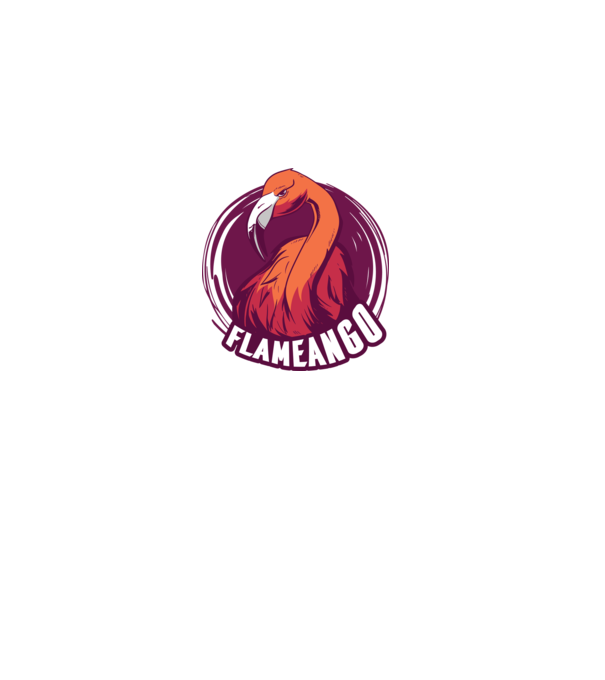 Flamingo model nisipiu pe tricou