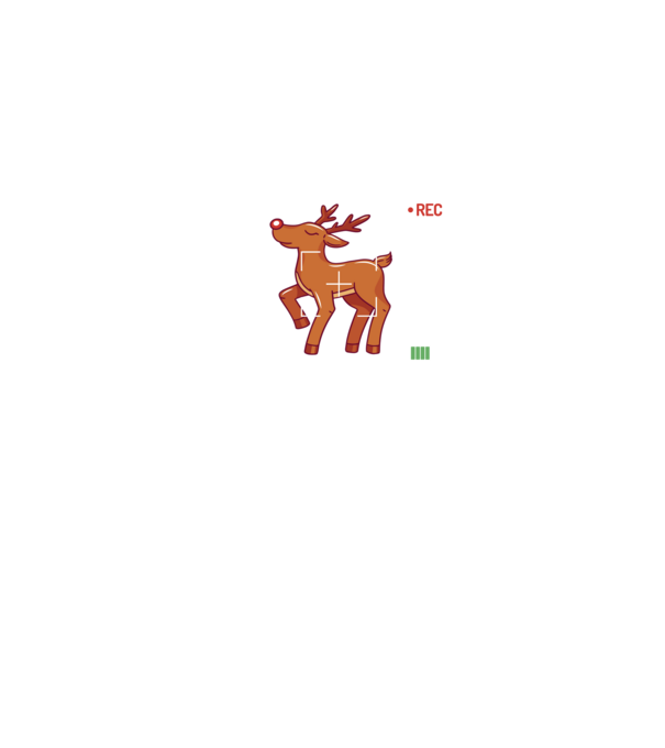 Most likely to shoot the reindeer tonight model negru pe tricou