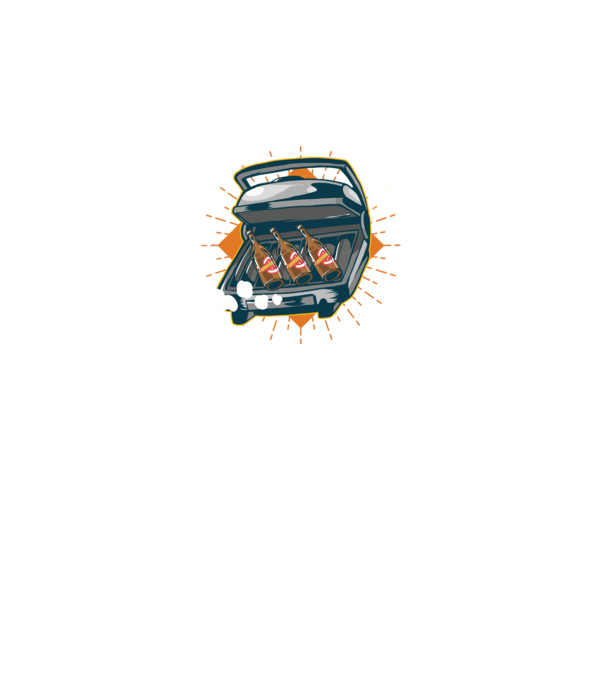 Bere BBQ model negru pe tricou