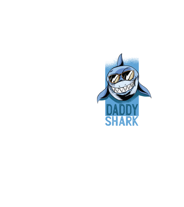Daddy Shark tricou pentru tata model galben neon pe tricou