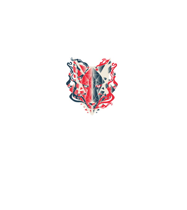 Wolf Head model gri pe tricou