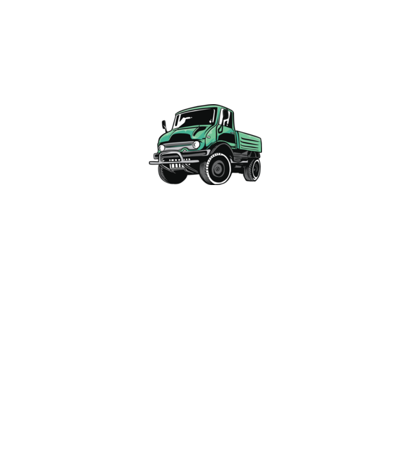 Camion model alb pe tricou
