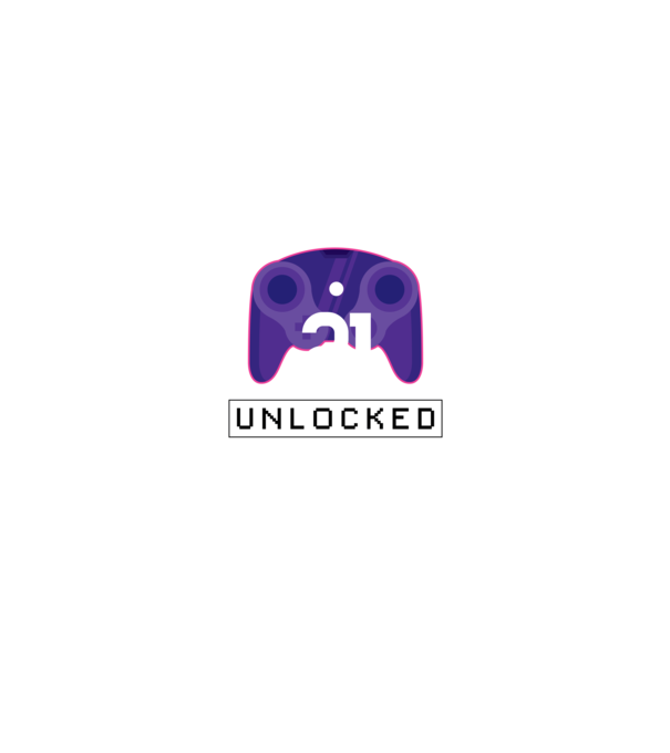 Level 21 Unlocked Gamer Birthday model negru pe tricou