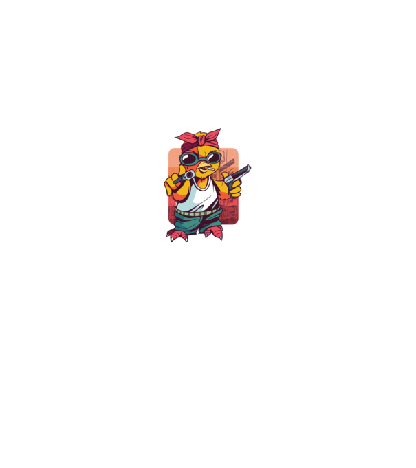 Pew Pew Pew Madafakas Pui model negru pe tricou