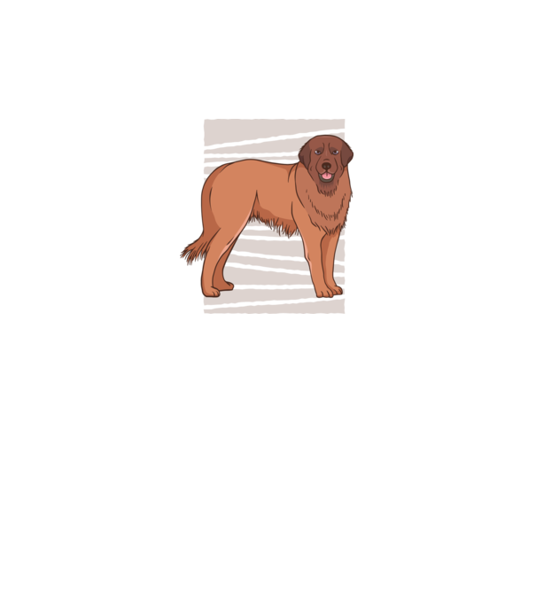 Câine ciobănesc Leonberg model negru pe tricou