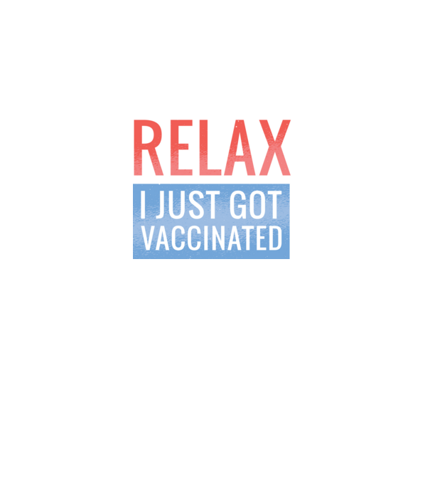 Fii calm, sunt vaccinat model negru pe tricou