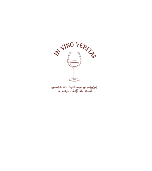 In Vino Veritas - Adevărul este în vin model nisipiu pe tricou