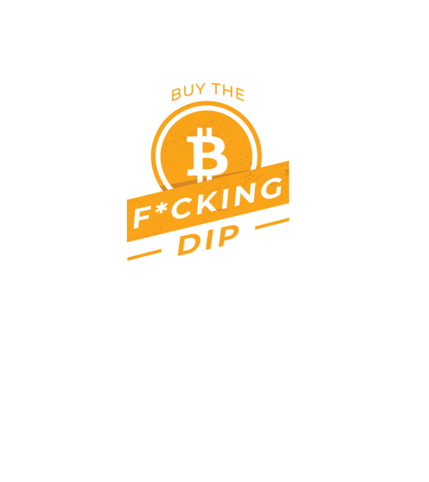 Bitcoin - Buy the fucking dip model negru pe tricou