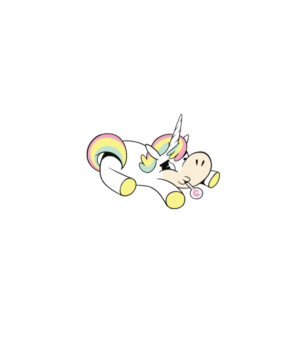 Unicorn bolnav model turcoaz pe tricou