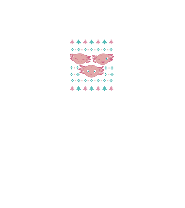 Pulover urât Axolotl model negru pe tricou