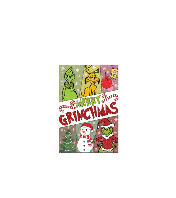 Merry Grinchmas - Grinch model negru pe tricou