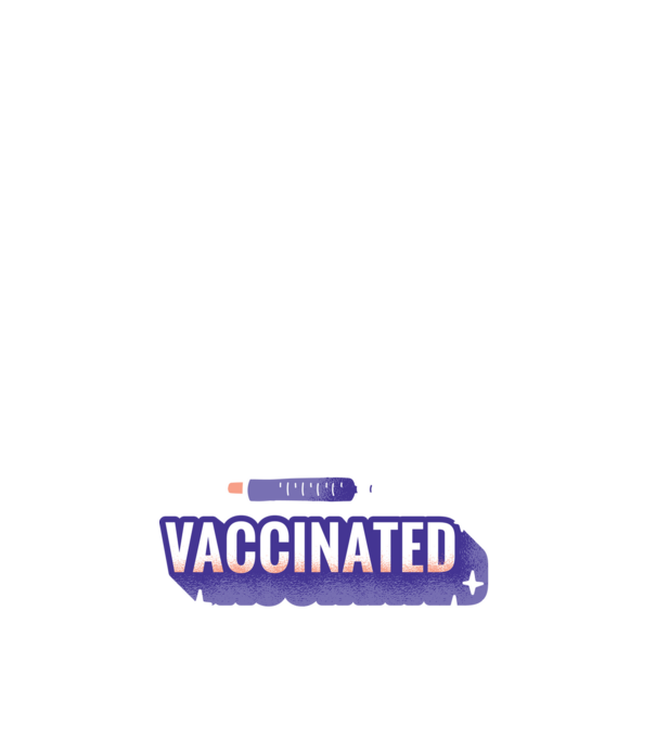 Vaccinat model negru pe tricou
