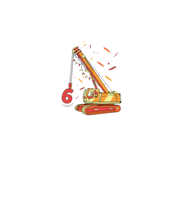 Prindere 6th Birthday model alb pe tricou