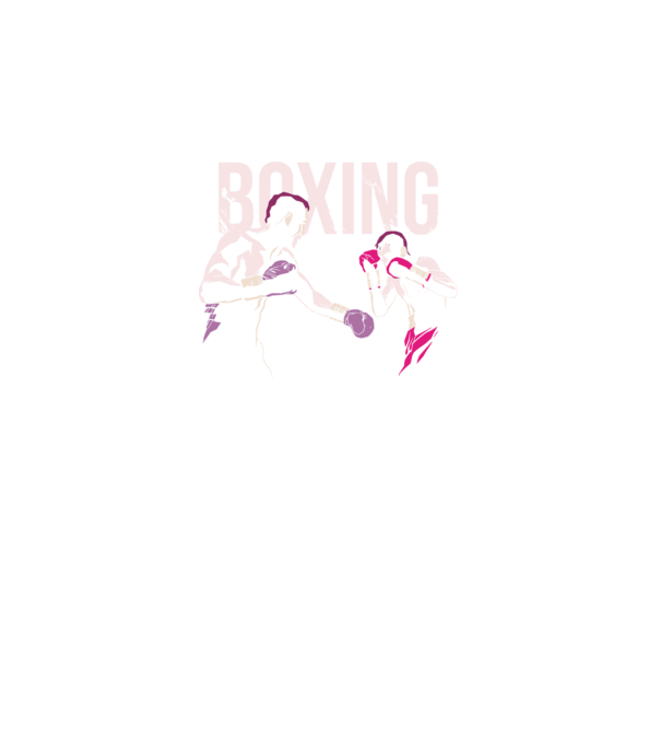 Boxing model negru pe tricou