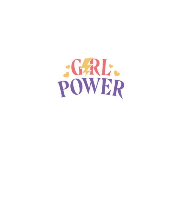 Girl Power Ziua Femeii model alb pe tricou