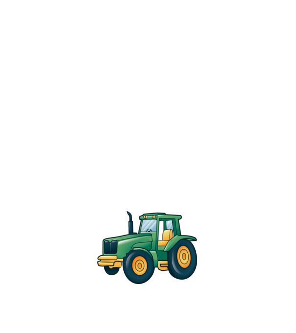 Desen Tractor model roz deschis pe tricou