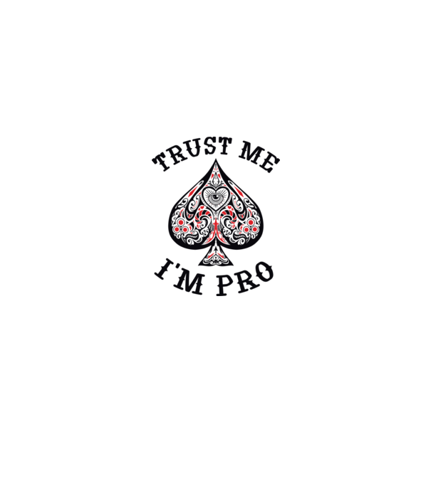 Jucător profesionist de poker model alb pe tricou