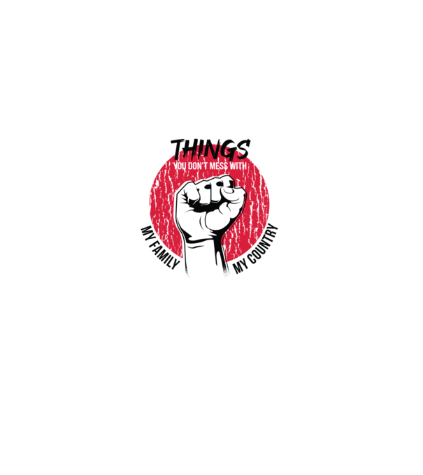 3 lucruri de care să nu te legi: Familia mea, țara mea și libertatea mea model gri pe tricou