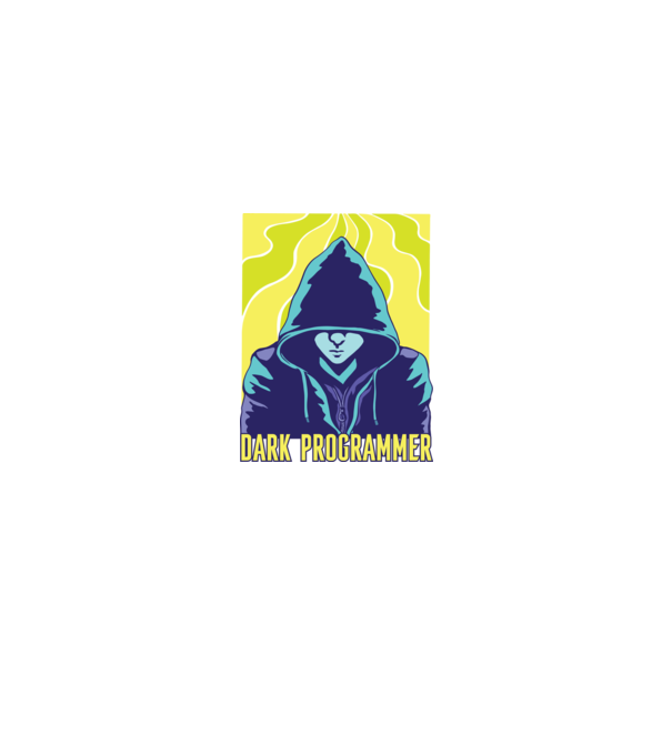 Dark Programmer model negru pe tricou