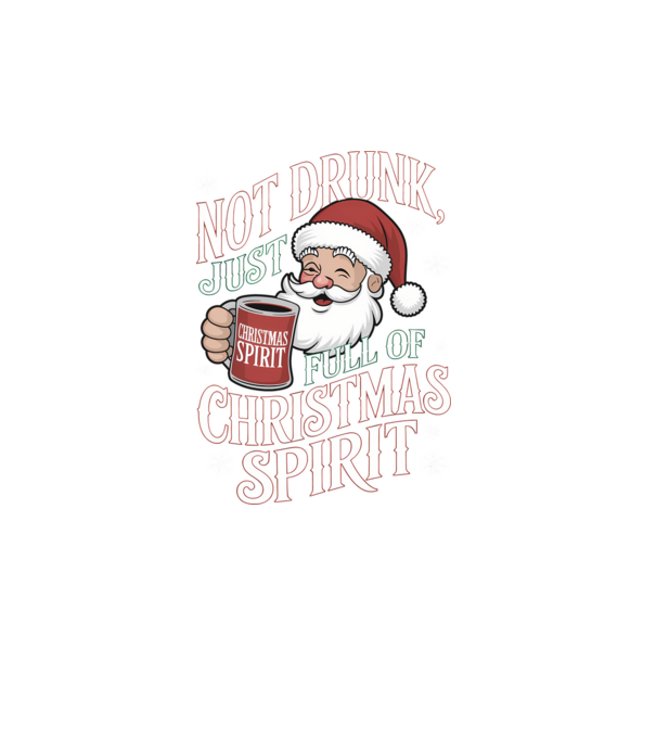 Christmas Spirit Santa model turcoaz pe tricou