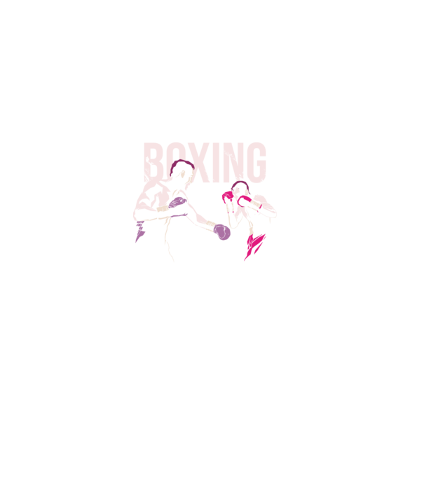 Boxing model negru pe tricou