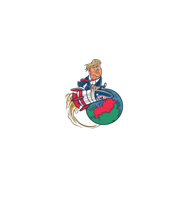 Trump bombă model turcoaz pe tricou