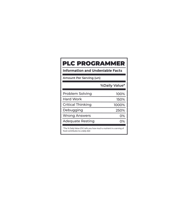 Programator PLC model verde pe tricou