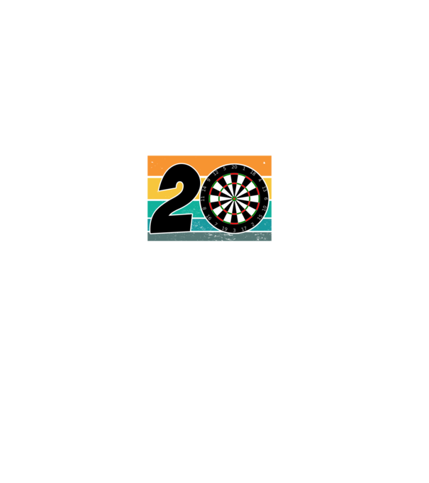 'I''m not 20 I''m double 10 darts birthday' model negru pe tricou