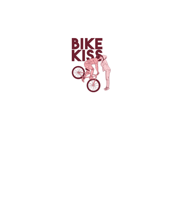 Pupici cu bicicletă model alb pe tricou