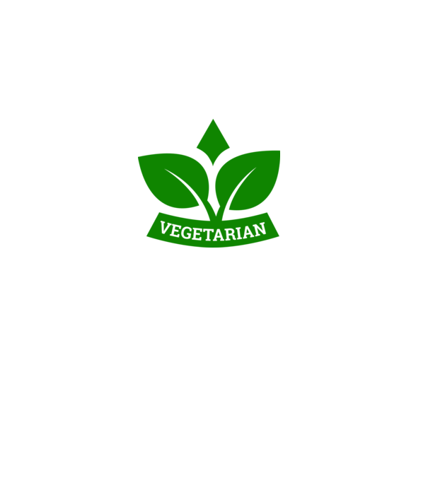 Vegetarian badge 1 model negru pe tricou