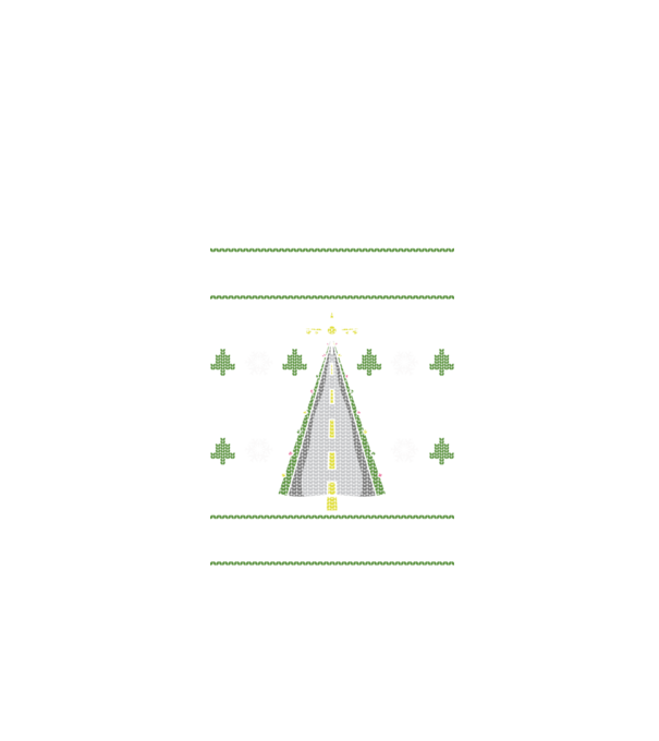 Flying Home for Christmas Pulover urât model negru pe tricou