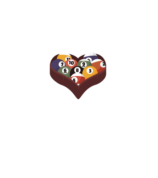 I break hearts - Biliard model negru pe tricou