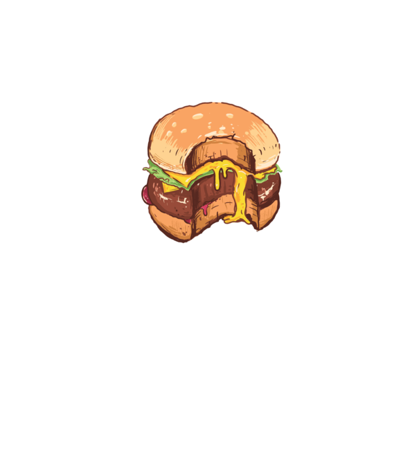 Hamburger model roz pe tricou