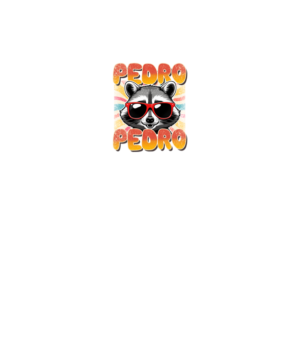 Pedro Pedro groovy retro model negru pe tricou
