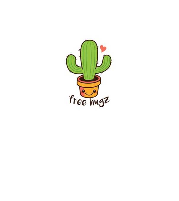 Free Hugz tricou amuzant Cactus model roz pe tricou