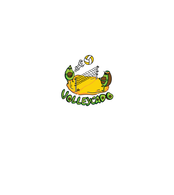 Avocado Volei model albastru regal pe tricou