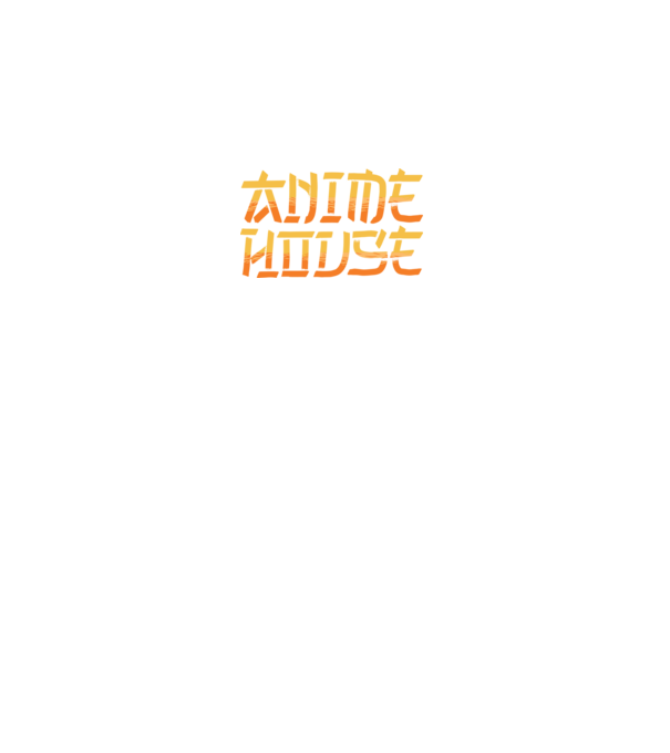 Anime House model negru pe tricou