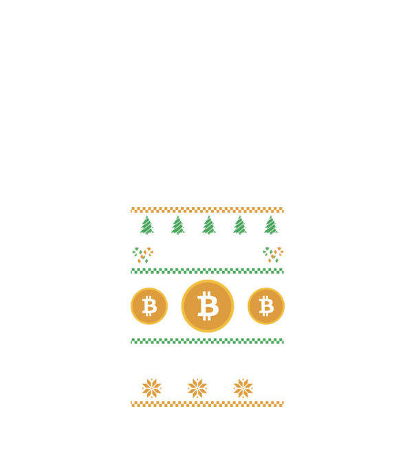 Merry Gainmas Bitcoin tricou cu pulovăr urât model negru pe tricou