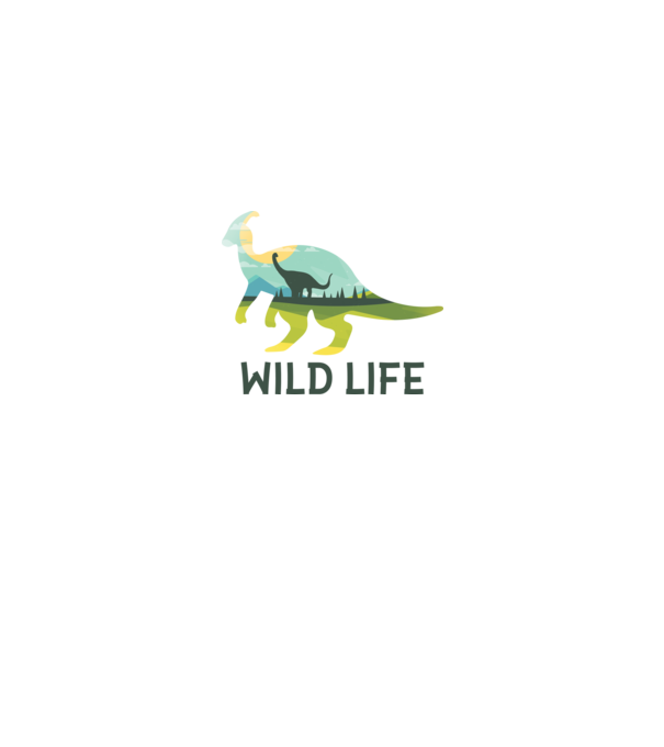 Dinosaur model negru pe tricou