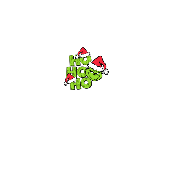 Ho Ho Ho - Grinch model negru pe tricou