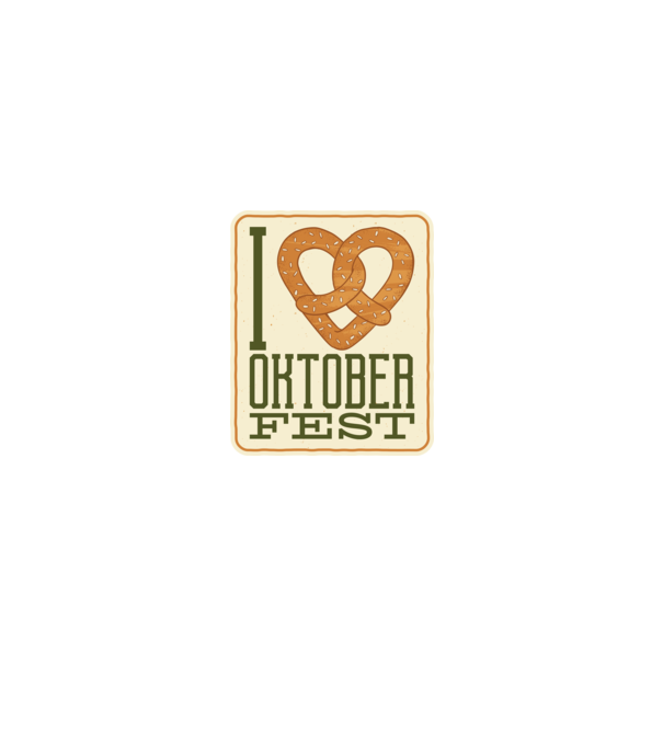 I Love Oktoberfest model negru pe tricou